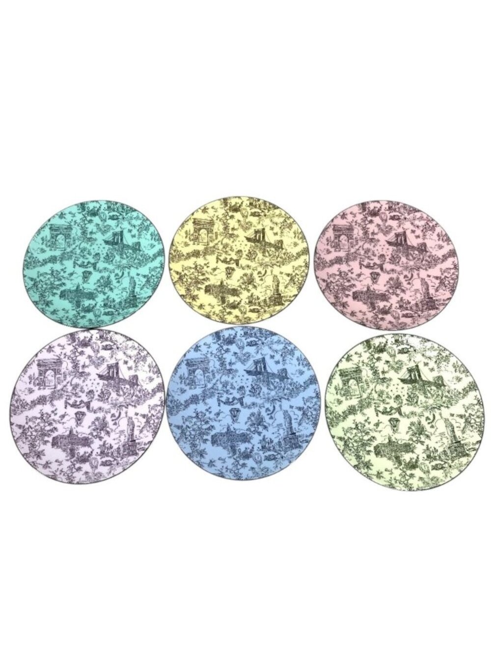 Tiffany & Co Plate Dessert Set Multicolor
